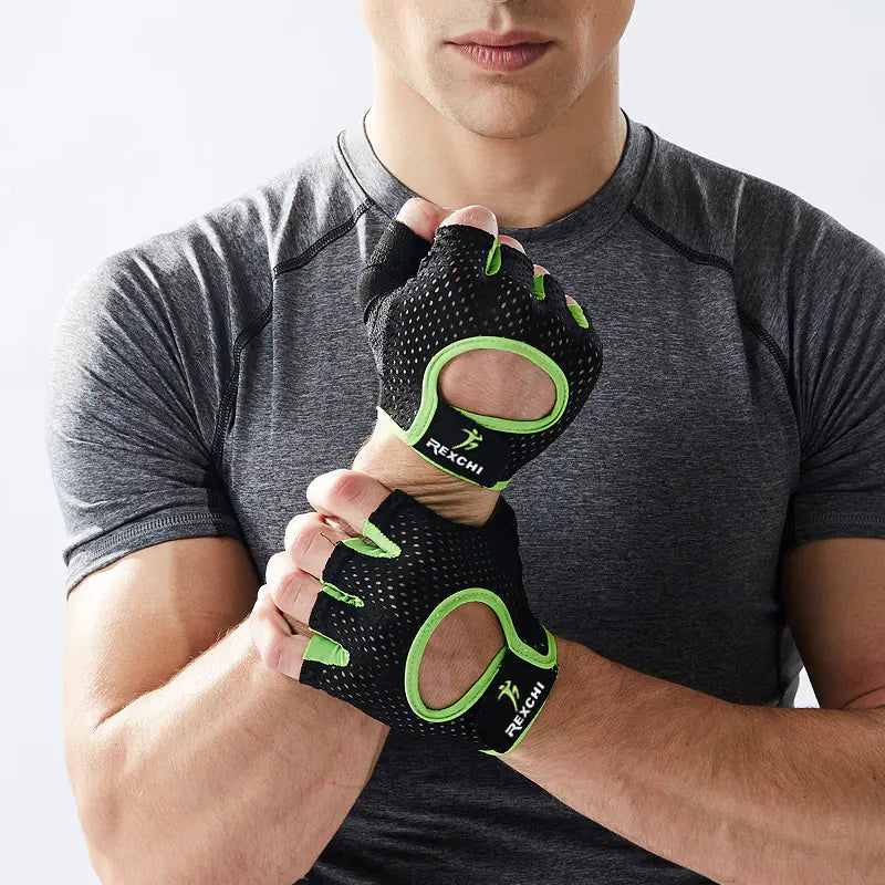 Breathable Half-Finger Gym Gloves